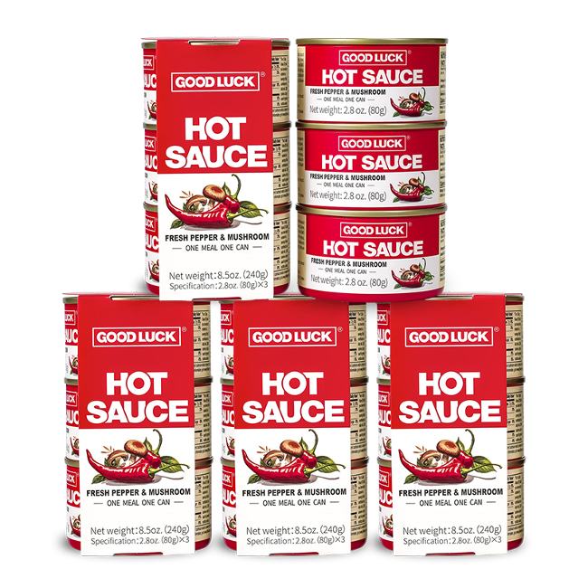 GOOD LUCK HOT SAUCE (Shiitake Mushroom & Fresh Pepper) 15 ca...