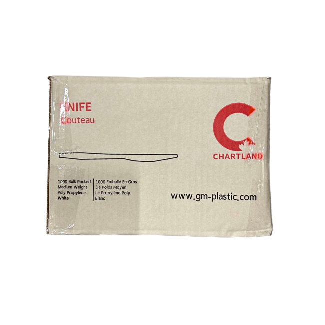 Chartland - Compostable Plastic Knife - 1000 CT/CS