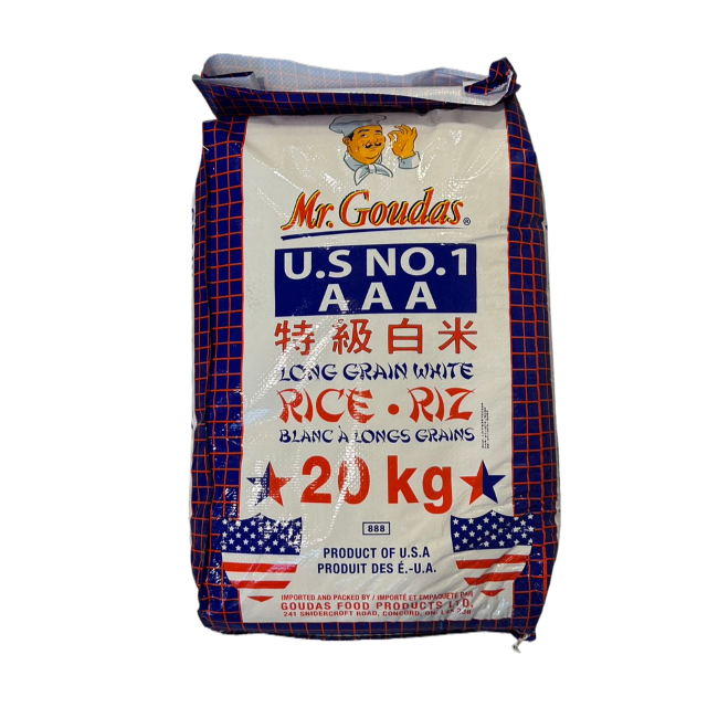 AAA-USA-1-Rice - Goudas 【美国大米】-20 Kg